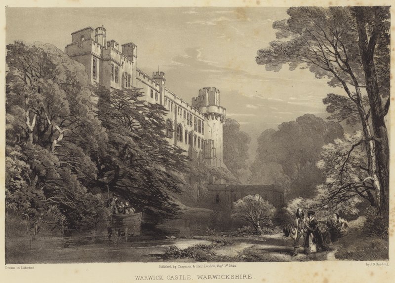 Warwick kastély, Warwickshire alkotó: James Duffield Harding