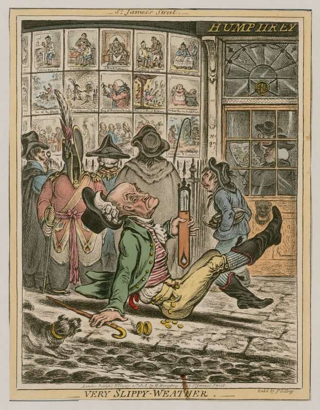 Nagyon csúszós idő alkotó: James Gillray