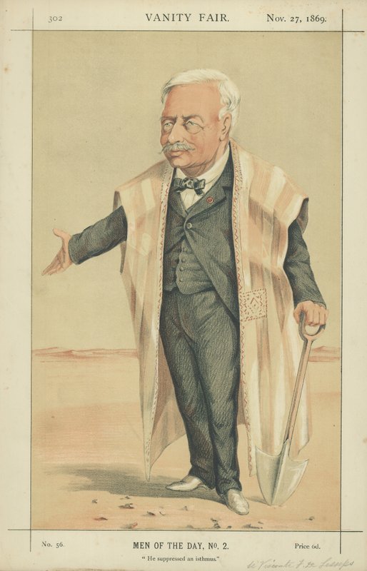 Ferdinand De Lesseps vikomt alkotó: James Jacques Joseph Tissot