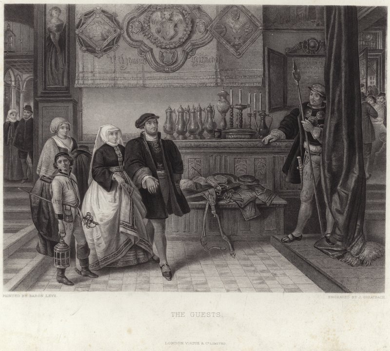 A vendégek alkotó: Jan August Hendrik Leys