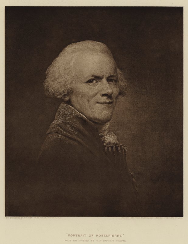 Robespierre portréja alkotó: Jean Baptiste Greuze