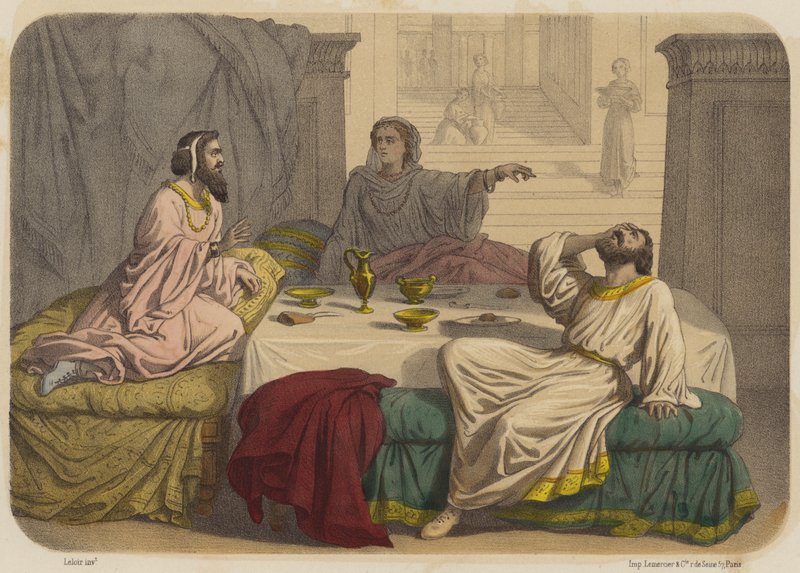Eszter alkotó: Jean Baptiste Auguste Leloir