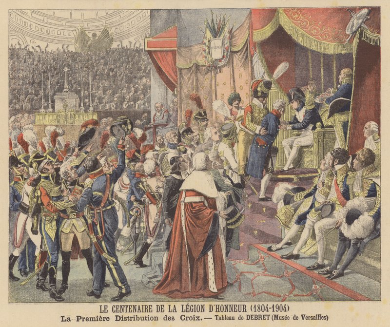 A légió századik évfordulója dhonneur (1804-1904) alkotó: Jean Baptiste Debret