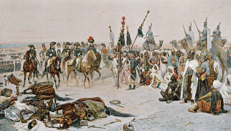 Bonaparte Egyiptomban alkotó: Jean Baptiste Edouard Detaille