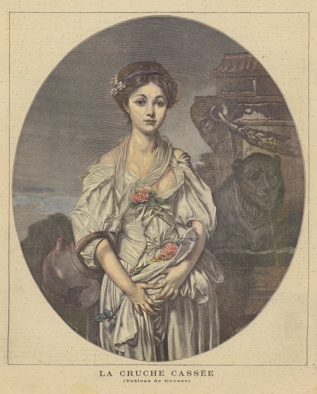 A törött kancsó alkotó: Jean Baptiste Greuze