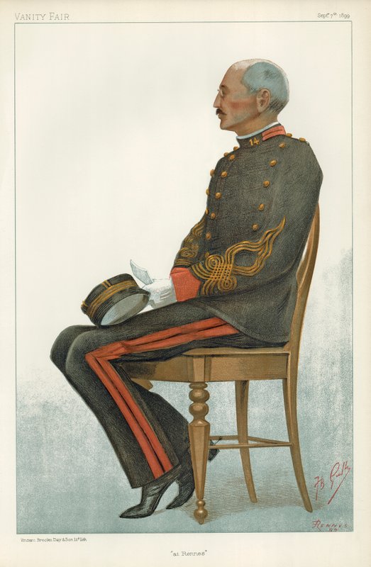 Alfred Dreyfus kapitány alkotó: Jean Baptiste Guth