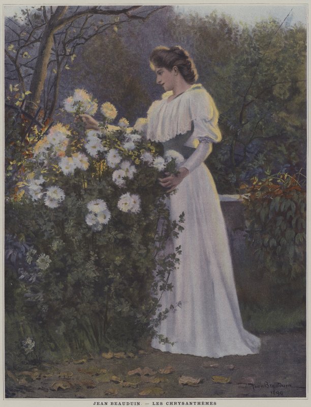 Les Chrysanthemes (Krizantém) alkotó: Jean Beauduin