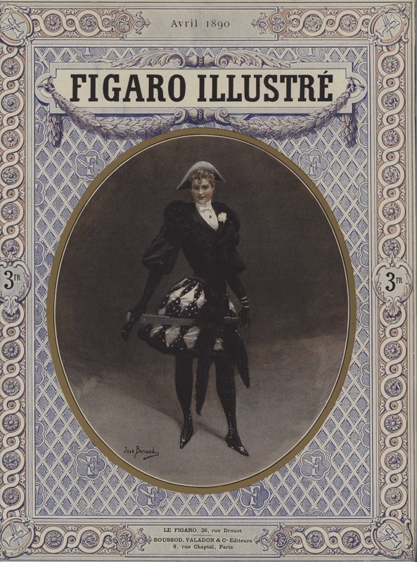 Arlequine Fin de Siecle alkotó: Jean Beraud