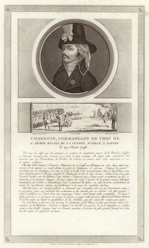 Francois de Charette portréja alkotó: Jean Duplessi Bertaux