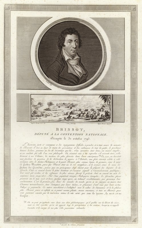 Jacques Pierre Brissot portréja alkotó: Jean Duplessi Bertaux