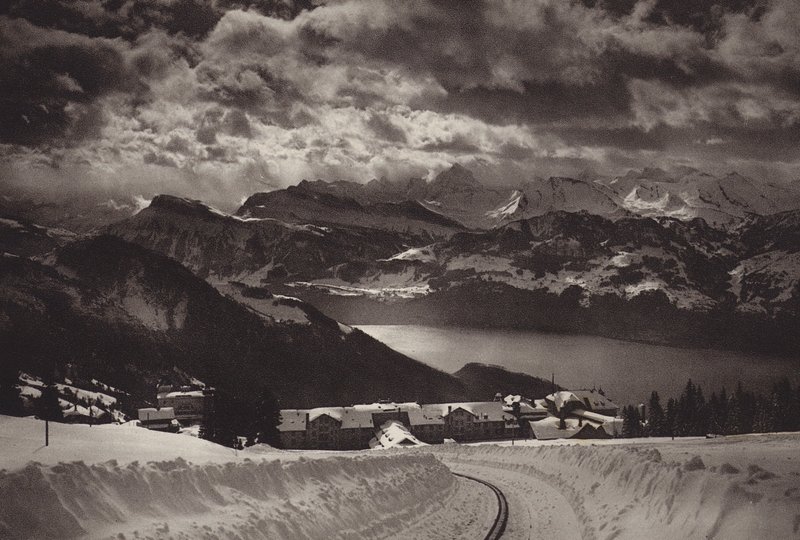 Rigi Kaltbad és a Luzerni-tó (f/w fotó) alkotó: Jean Gaberell