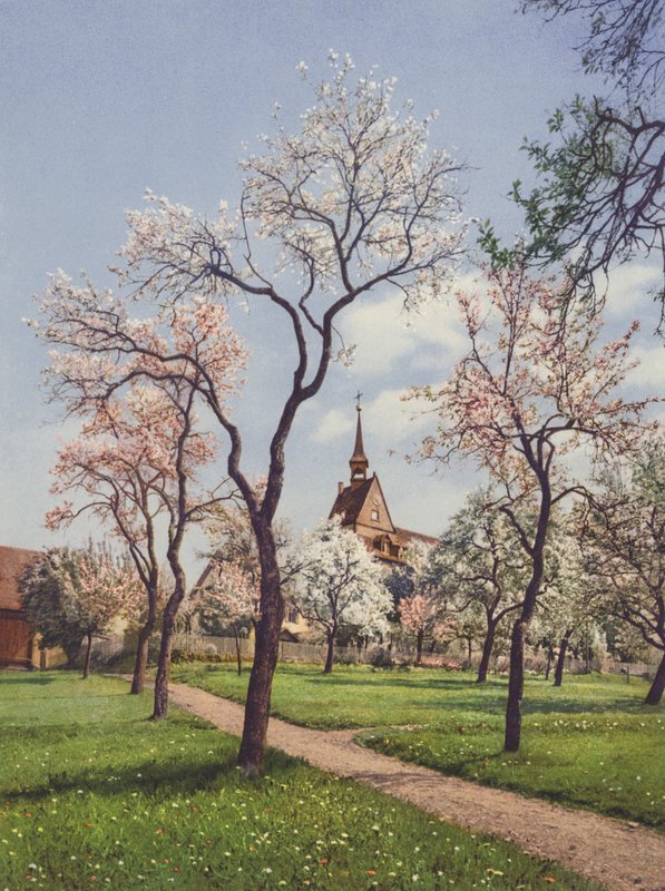Svájc: St Chrischona Bázel mellett (színes fotó) alkotó: Jean Gaberell
