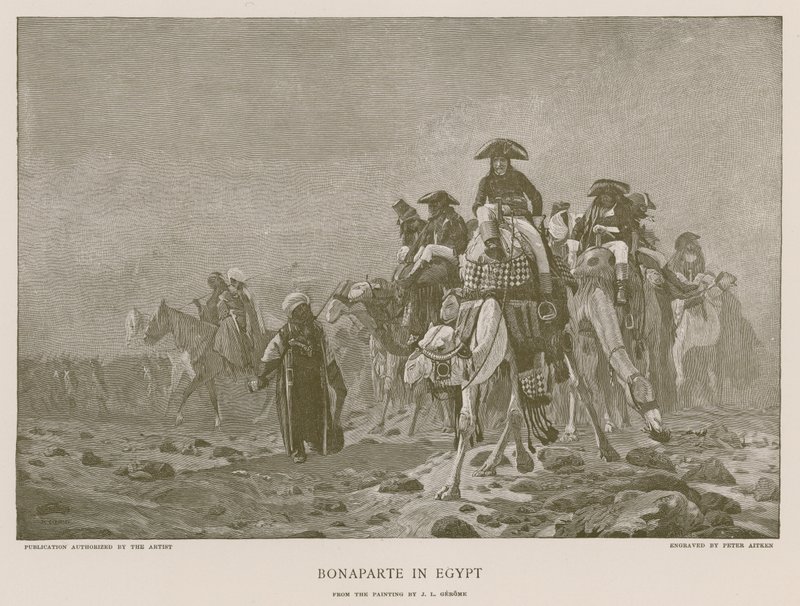 Bonaparte Egyiptomban alkotó: Jean Leon Gerome