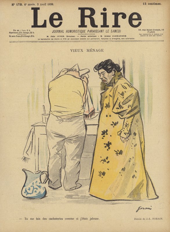 Illusztráció Le Rire alkotó: Jean Louis Forain