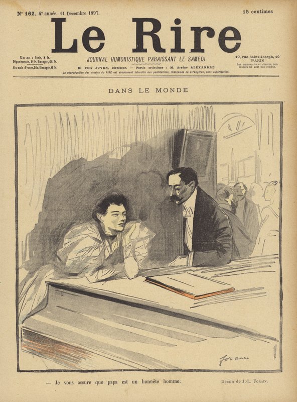 Illusztráció Le Rire alkotó: Jean Louis Forain