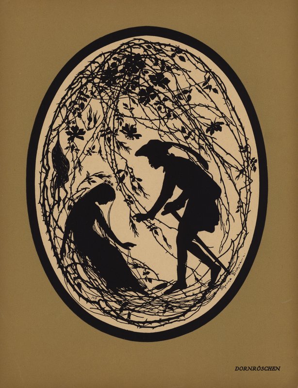 Csipkerózsika (litho) alkotó: Johanna Beckmann