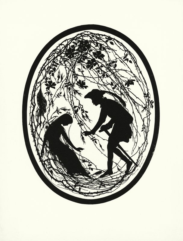 Dornroschen (litográfia) alkotó: Johanna Beckmann