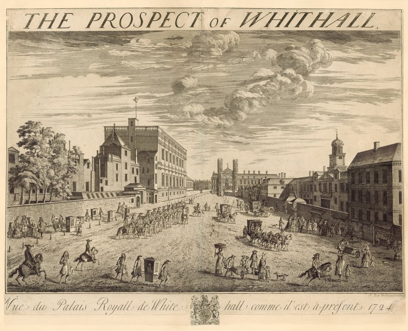 Whitehall terve, 1724 alkotó: Johannes Kip