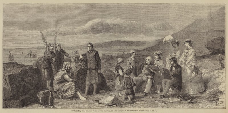 Boulogne, 1857 alkotó: John Absolon