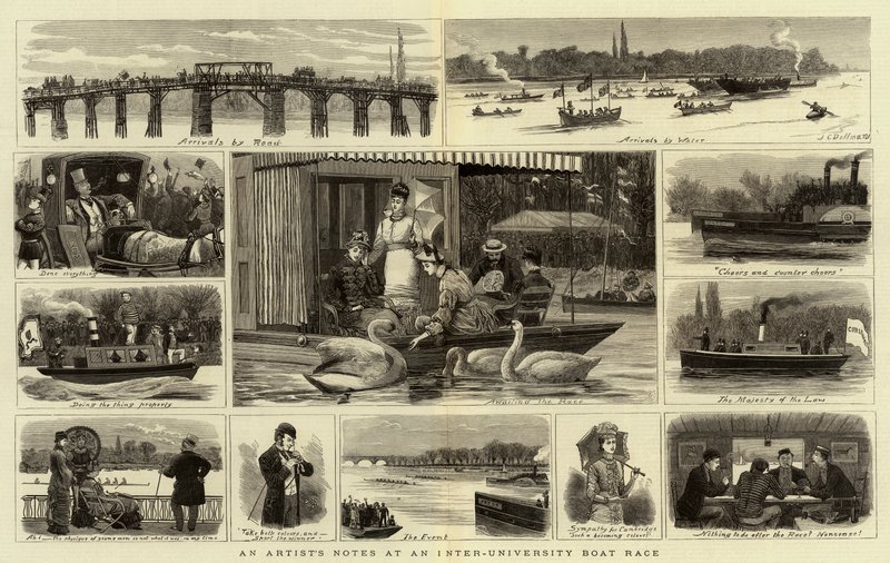 Egy művész feljegyzései egy egyetemek közötti hajóversenyen alkotó: John Charles Dollman