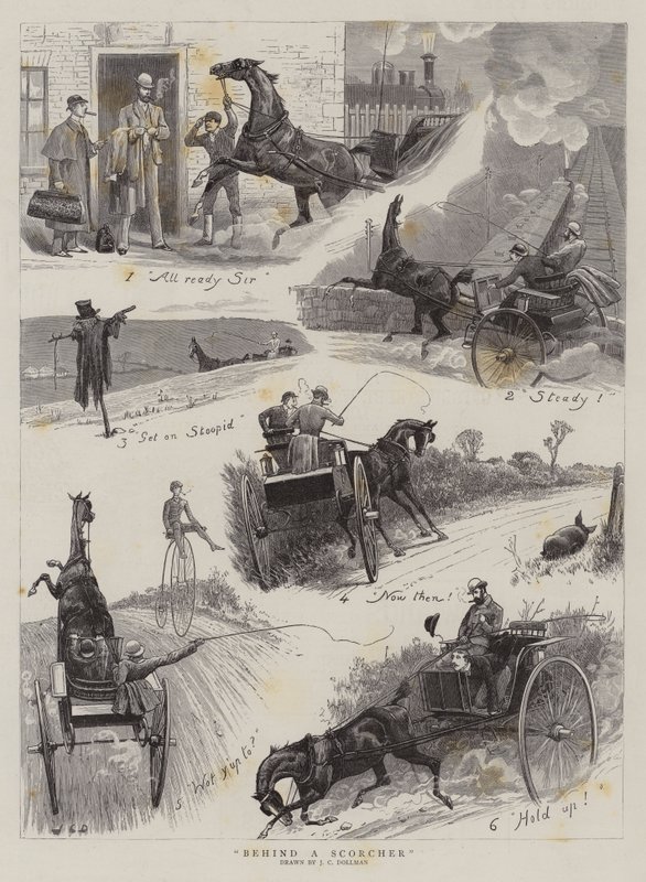 Egy Scorcher mögött alkotó: John Charles Dollman