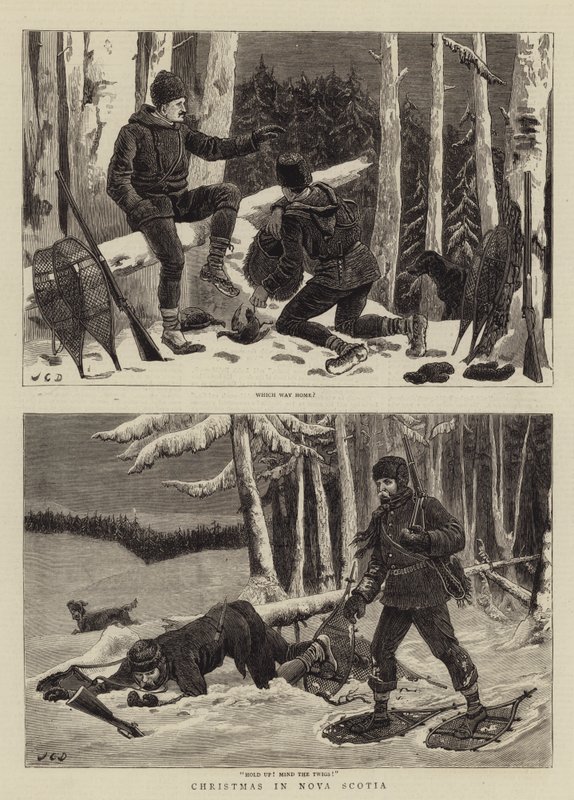 Karácsony Nova Scotiában alkotó: John Charles Dollman
