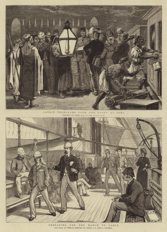 Az afgán háború alkotó: John Charles Dollman