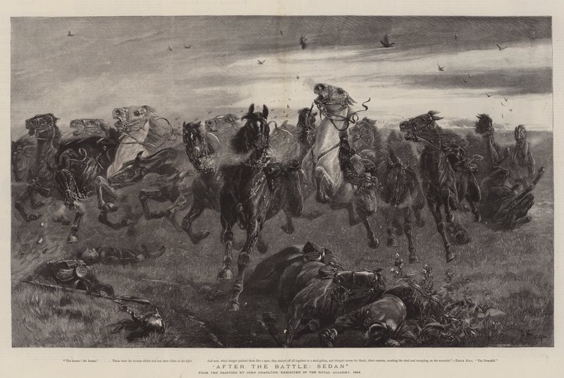 A csata után Sedan alkotó: John Charlton