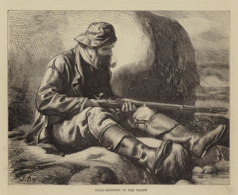 Kacsalövészet északon alkotó: John Dawson Watson