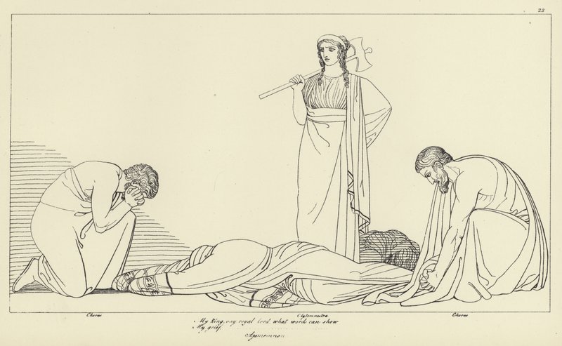 Agamemnon alkotó: John Flaxman