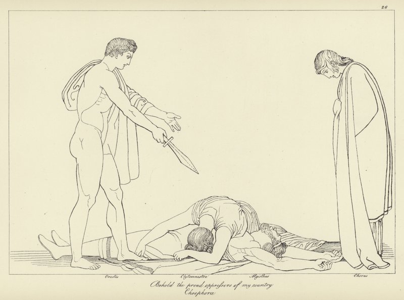 Orestes alkotó: John Flaxman