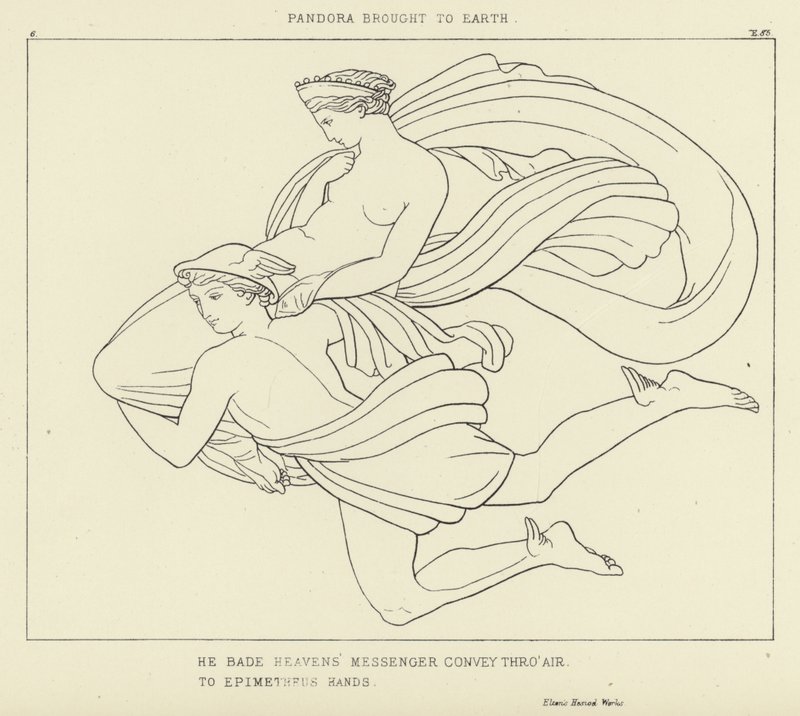 Pandorát hozta a Földre alkotó: John Flaxman
