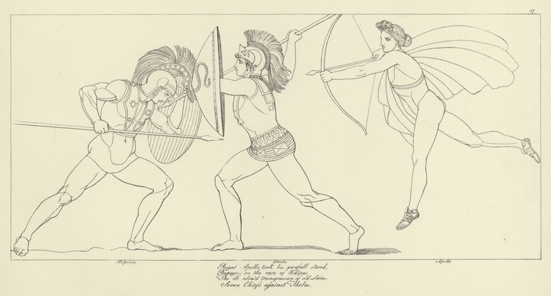 Hét főnök Théba ellen alkotó: John Flaxman