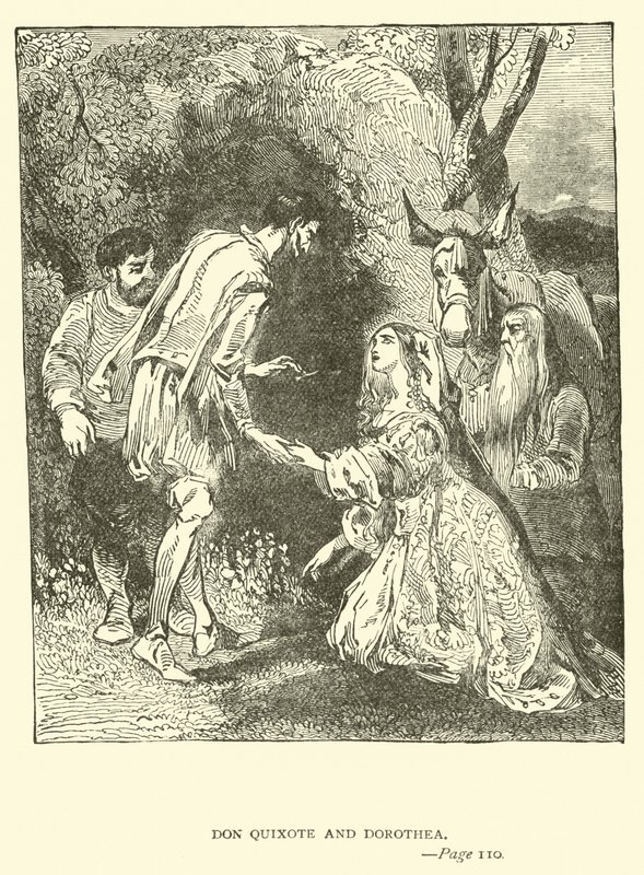 Don Quijote és Dorothea alkotó: John Gilbert