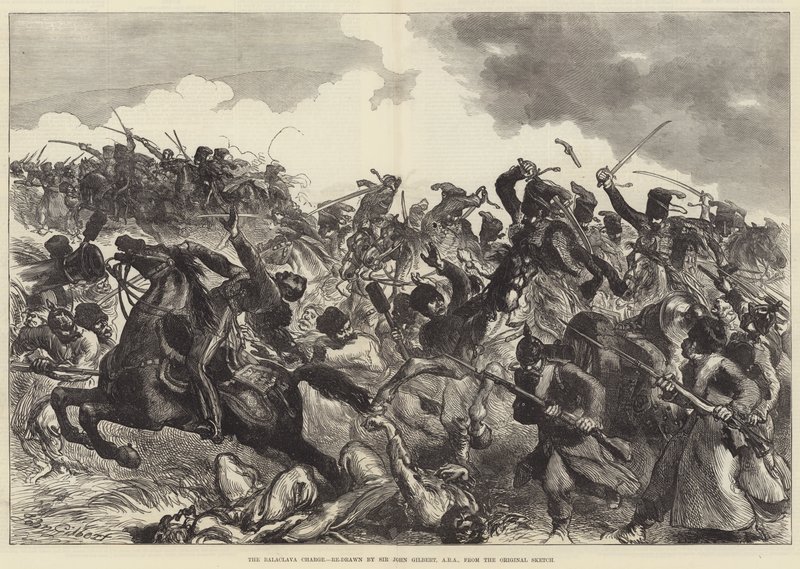 A Balaclava-töltés alkotó: John Gilbert