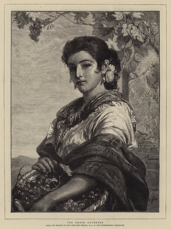 A szőlőgyűjtő alkotó: John Phillip