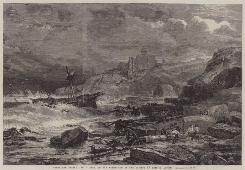 Tantallon kastély alkotó: John Syer