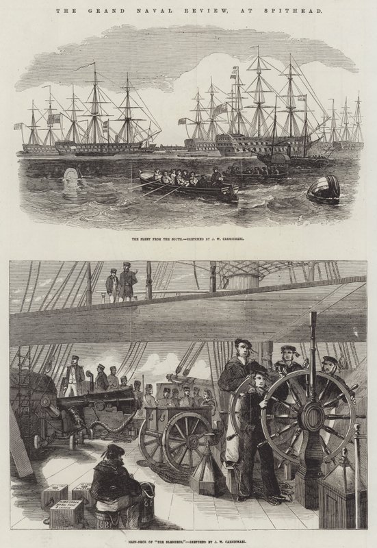 The Grand Naval Review, Spithead alkotó: John Wilson Carmichael