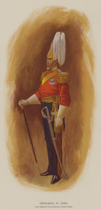 Gentleman at Arms (színes litó) alkotó: John (after) Charlton