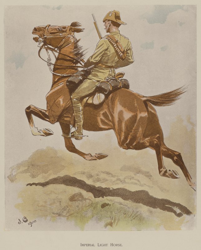 Imperial Light Horse (színes litó) alkotó: John (after) Charlton