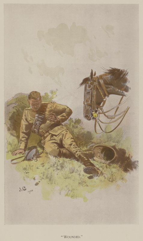 Sebesült (színes litó) alkotó: John (after) Charlton