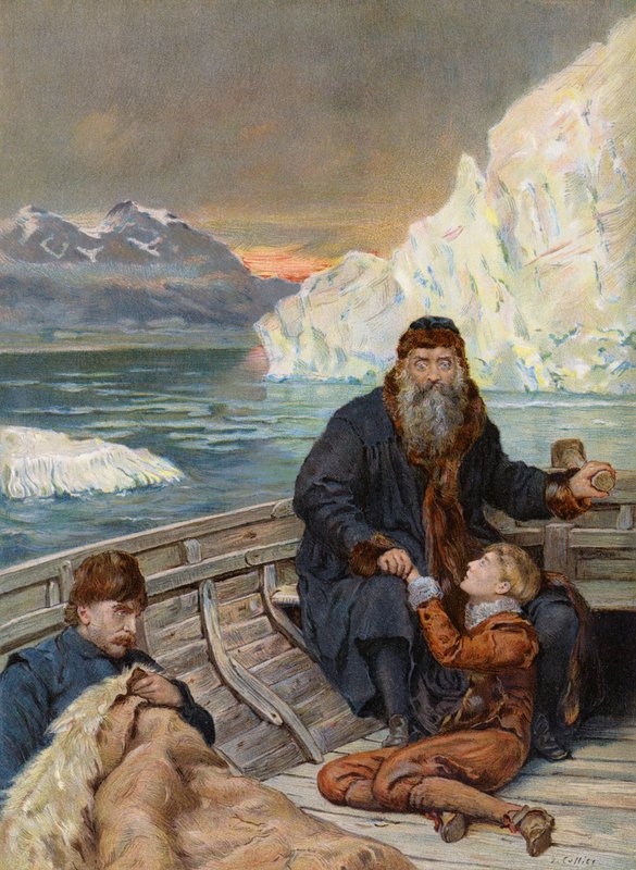 Henry Hudson utolsó útja alkotó: John (after) Collier