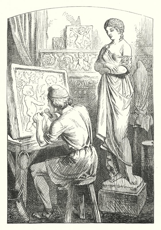 Clyte (metszet) alkotó: John (after) Tenniel