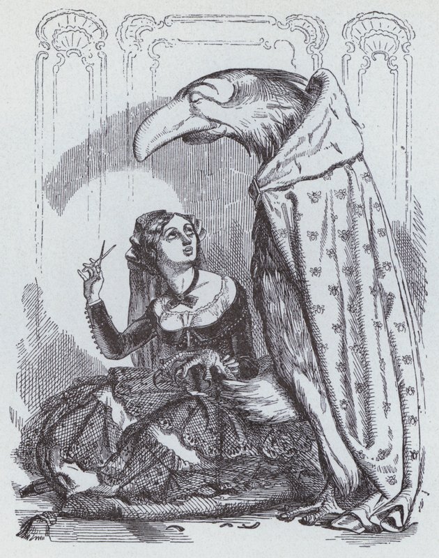 A szerelmes sas (litho) alkotó: John (after) Tenniel