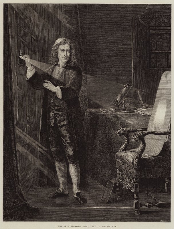 Newton fényt nyomoz alkotó: John Adam P. Houston
