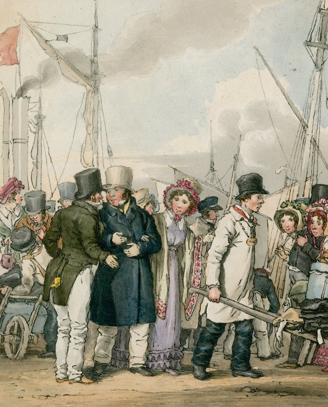 Megérkezés Margate-hez alkotó: John Augustus Atkinson