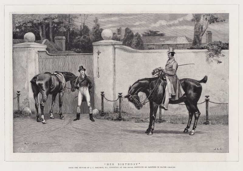 Az ő szülinapja alkotó: John Charles Dollman