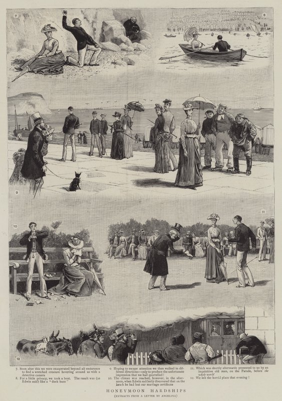 Nászút nehézségei alkotó: John Charles Dollman