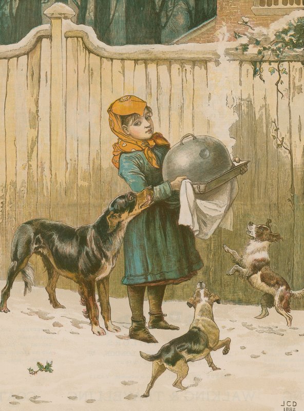 A karácsonyi vacsora veszélyben alkotó: John Charles Dollman