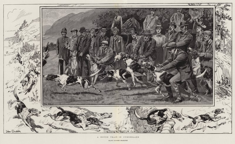 A Hound Trail Cumberlandben alkotó: John Charlton